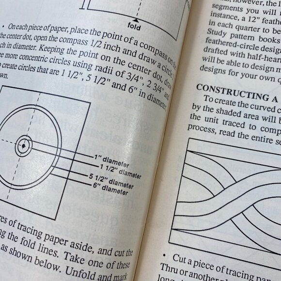 Traditional Quiltworks Magazine 27 Patterns Drafting April May 1991 Issue 13 - Picture 4 of 10